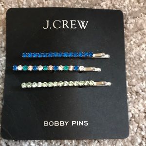J.Crew Multi stone Bobby pins